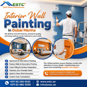 Interior Wall Painting in Dubai Marina