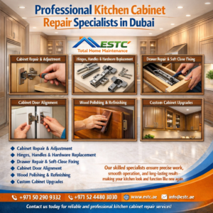 Professional Kitchen Cabinet Repair Specialists in Dubai